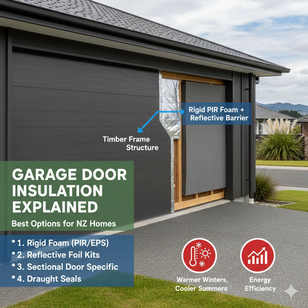 Garage Door Insulation Explained: Best Options for NZ Homes