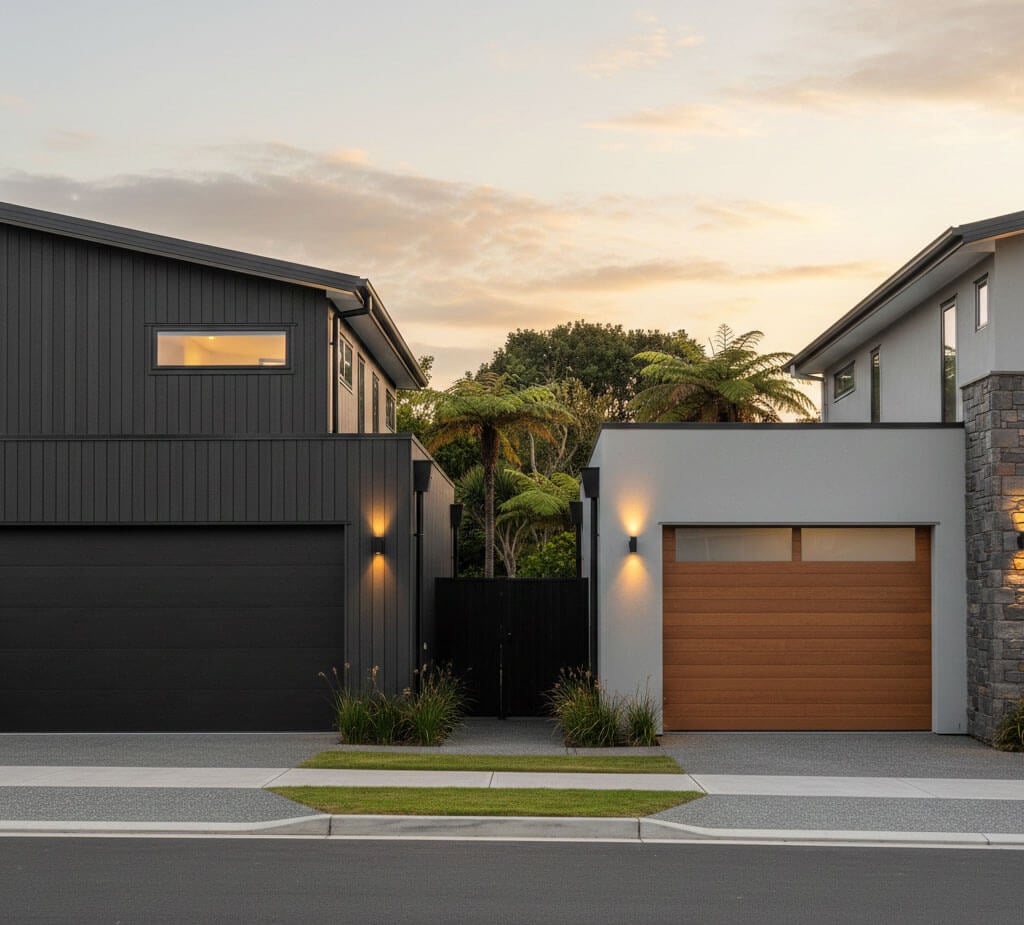 Flush Mount Garage Doors vs Traditional